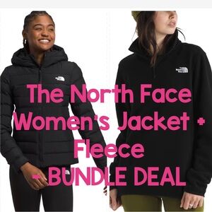 The North Face Women’s Jacket + Fleece - BUNDLE DEAL